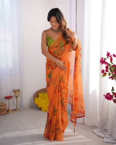 LAXMINAM 5026 DESIGNER ORGANZA SAREE WHOLESALER IN INDIA